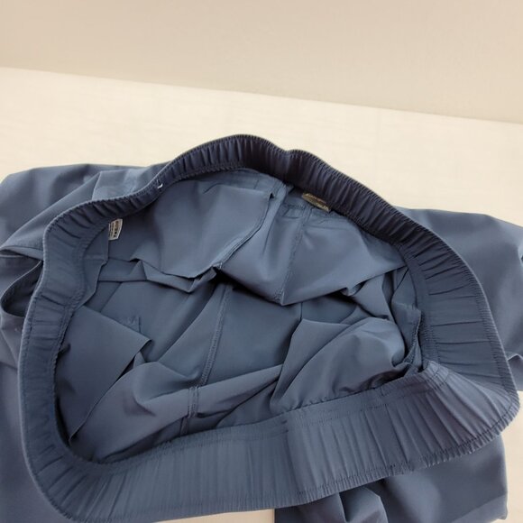 Eddie Bauer Traveler Ankle Pants Womens XXL Blue High Rise Elastic Waist Pocket - Picture 12 of 12